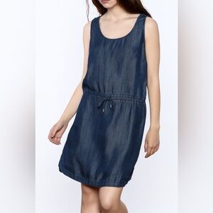 Nwt olive+oak sleeveless denim dress S